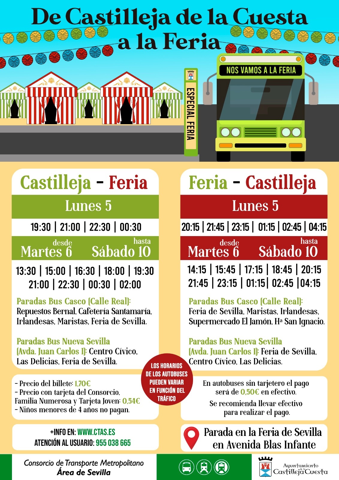 Autobuses de Feria 2025