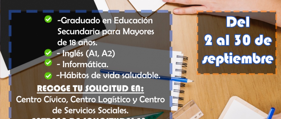 matriculacion centro de adultos 2024-2025