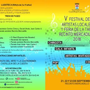 Diptico V Festival de Artistas Locales 2018 EXTERIOR