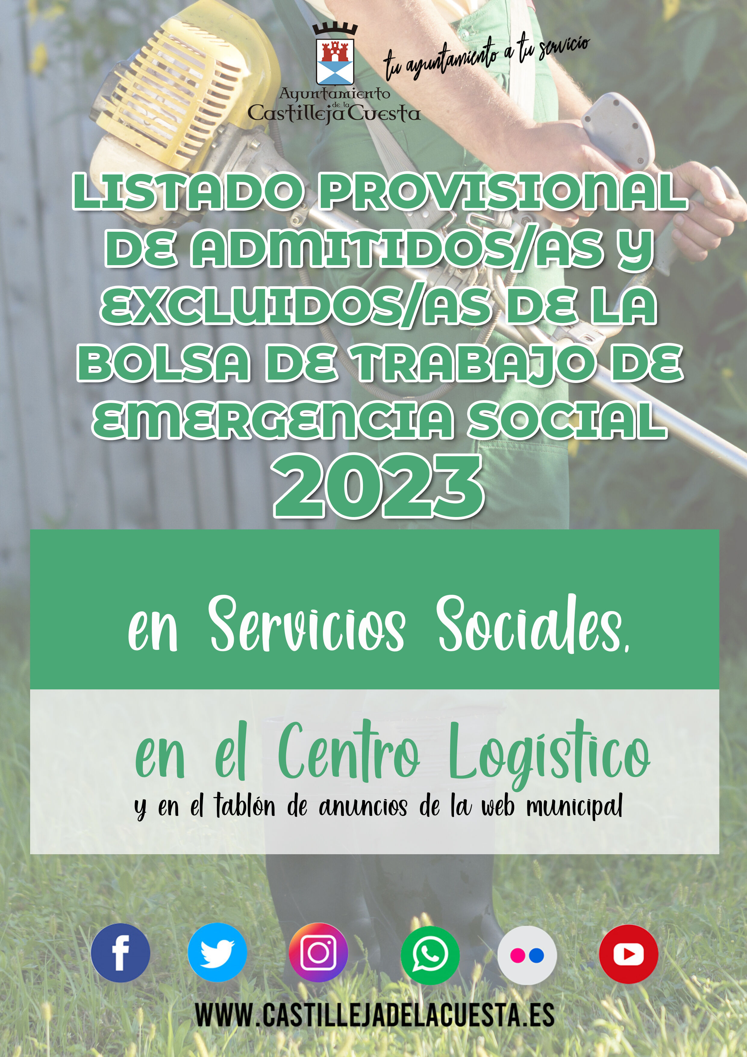 LISTADO PROVISIONAL EMERGENCIA SOCIAL 2023
