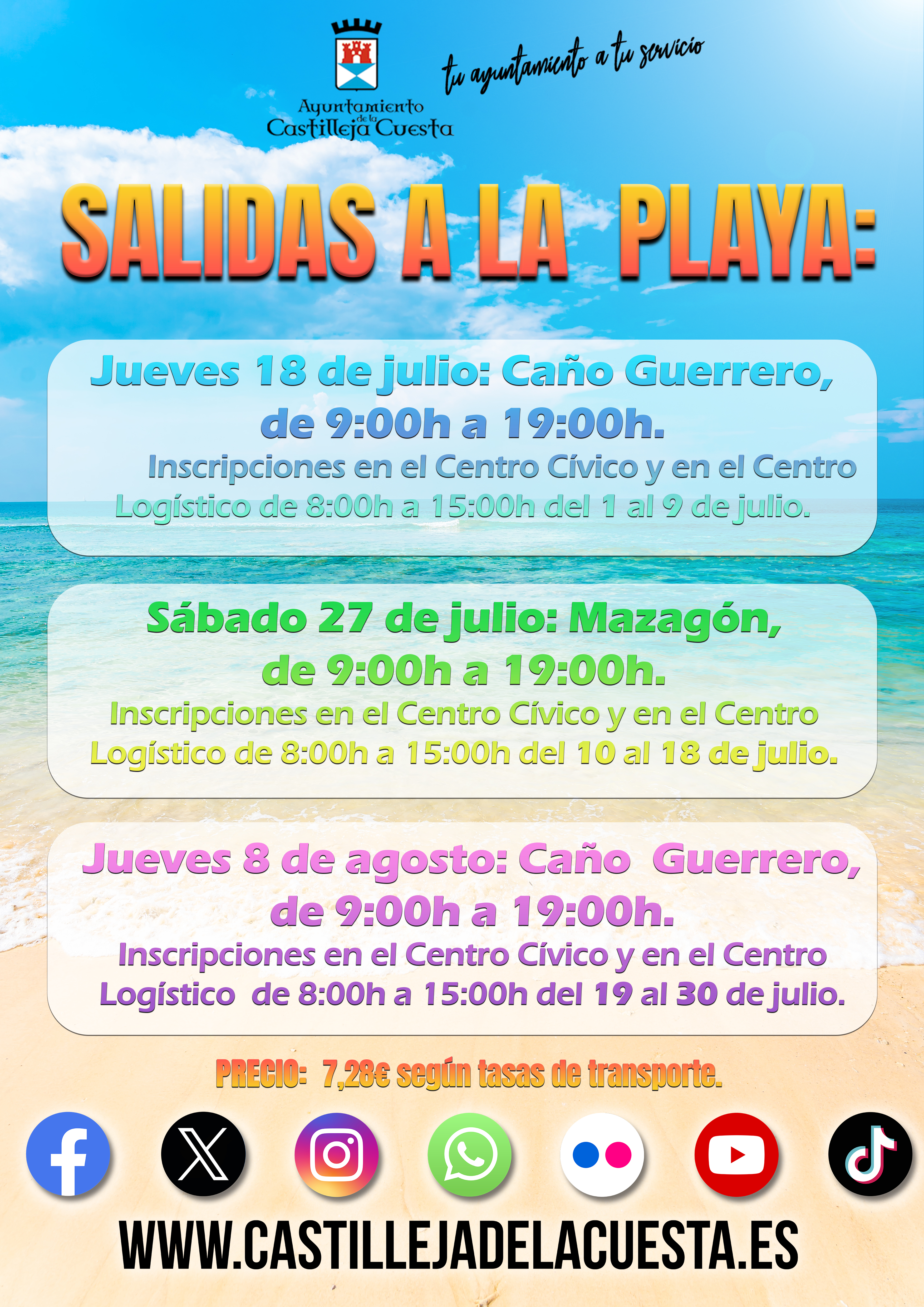 Salidas a la playa Julio2024_SIN