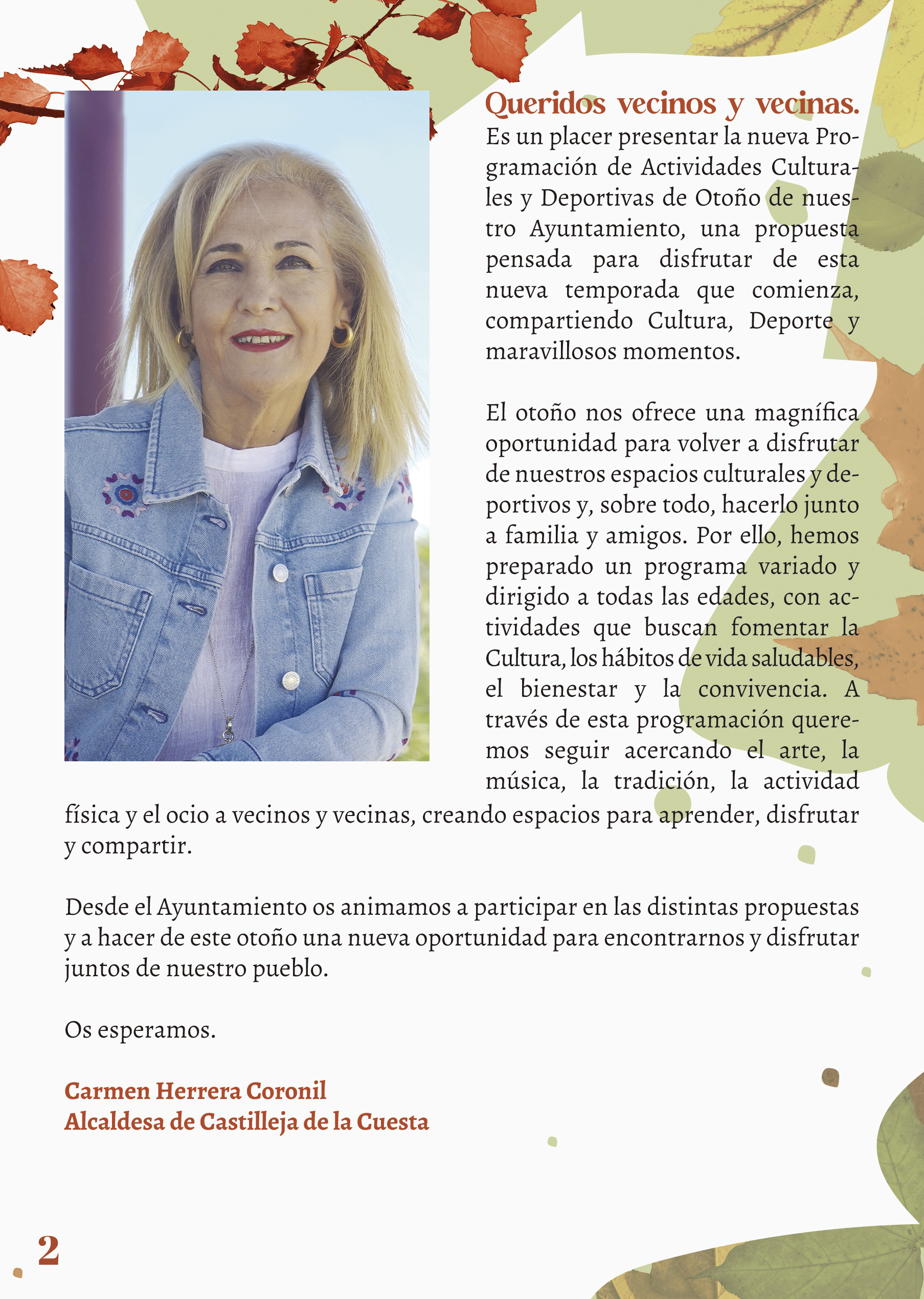 Saluda Otoño 2026
